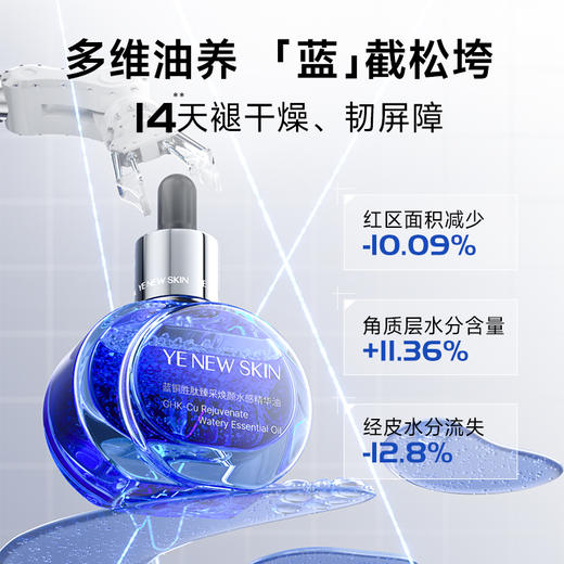 汝新美肌蓝铜胜肽臻采焕颜水感精华油30ml 商品图0