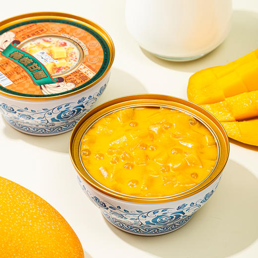 燕叨叨杨枝甘露风味罐头 礼盒装 港式风味 果汁饮品夏季即食1箱*228g*6碗 商品图5