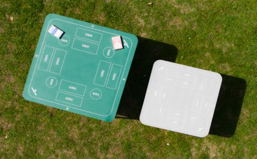 大号超轻折叠桌（配掼牌桌垫） 商品图0