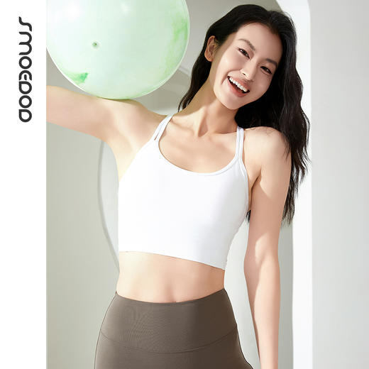 SMOEDOD/水沐伊朵瑜伽X型美背防震一体杯莱卡面料透气速干亲肤50185 商品图2