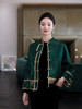 瑕疵|盛唐婧 |中式国风祖母绿库缎八仙纹外套[特价品](特殊商品不退不换) 商品缩略图0