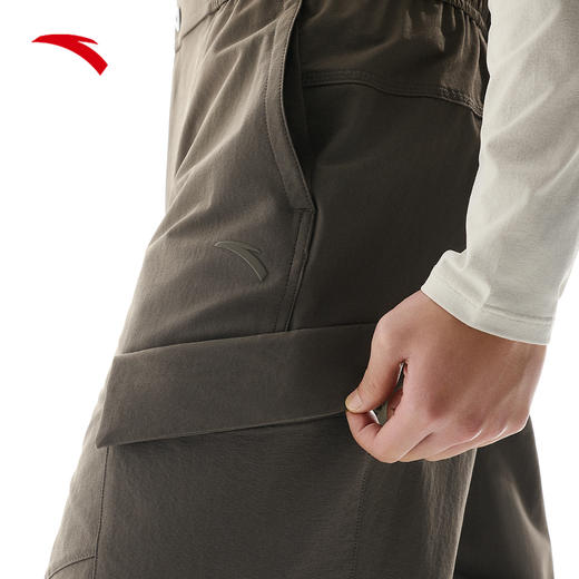 安踏防泼水运动长裤男士新款户外休闲工装裤登山裤152516501 商品图3