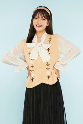 amadella 衬衣针织马甲套装 11389