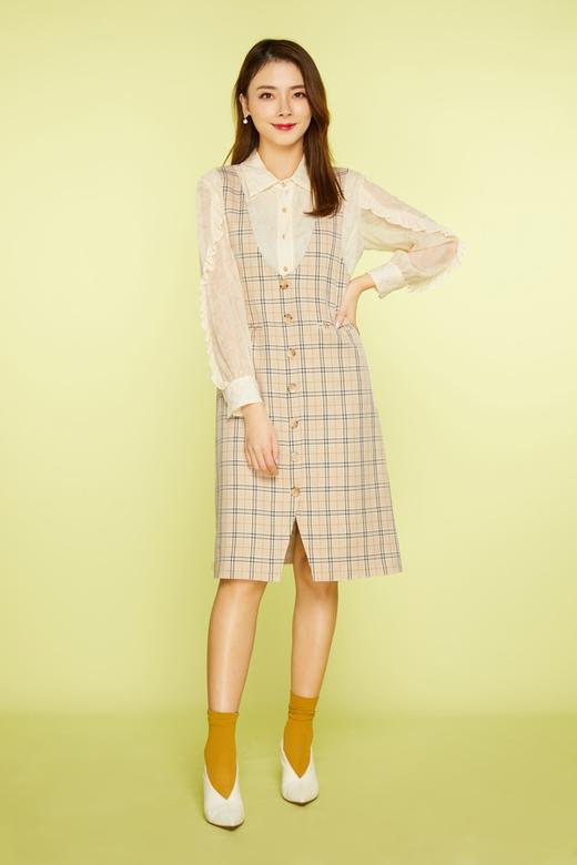 amadella 时尚格纹背心连衣裙 11361 商品图1