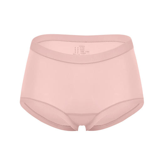 丁摩 【2条】真丝无痕透气中腰高腰内裤 桑蚕丝裸感高弹垂感女士平角内裤S171 商品图4