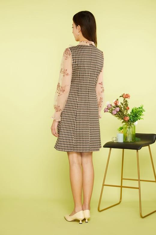 Le Malene 优雅刺绣香奈儿风连衣裙 11343 商品图2