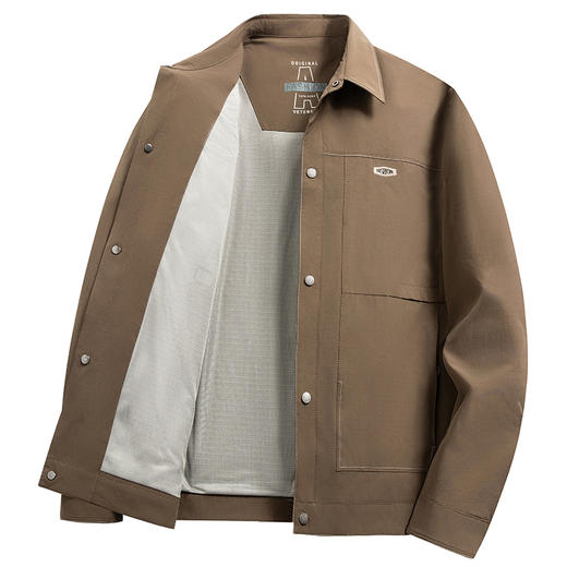 【新款DKP】大依优型大码男装翻领夹克外套加肥加大胖子休闲商务上衣大号百搭潮流 商品图4