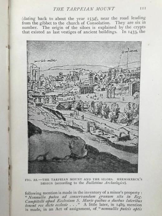 1906年 古代与现代时期的罗马市政广场 50幅插图 漆布精装36开 商品图12