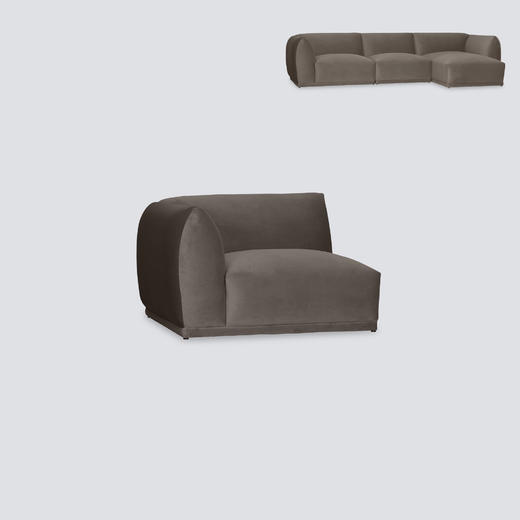 NS家居 ns furniture软包布艺组合沙发NSSF-5484-C2 商品图1