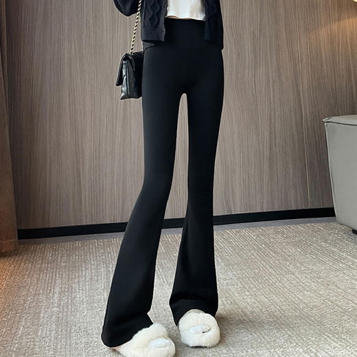 【澄鱼生活】微喇鲨鱼裤女，视觉增高 拉长腿部比例弹而不紧 跑跳蹲坐轻轻松松 商品图1