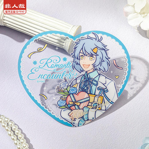 《非人哉官方店》礼遇系列透卡盲盒原创动漫pet心形彩窗礼物收藏卡 商品图2