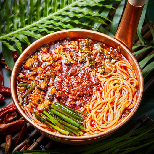 [屁侠推荐]饭爷蒙自小锅米线363g*4袋地道云南味儿肉酱米线 商品图2