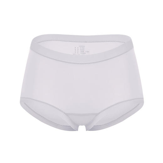 丁摩 【2条】真丝无痕透气中腰高腰内裤 桑蚕丝裸感高弹垂感女士平角内裤S171 商品图8