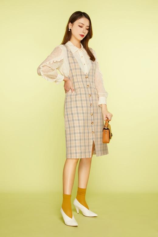 amadella 时尚格纹背心连衣裙 11361 商品图0