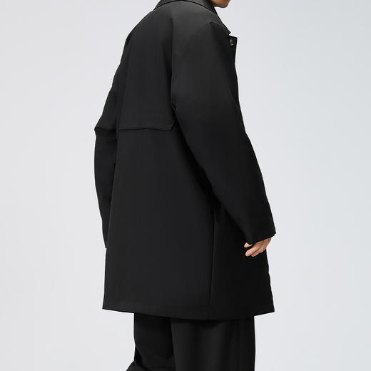 【特大码】【新款DPX】360斤大依优型大码中长款风衣翻领潮流加肥加大码上衣外套休闲男士 商品图7