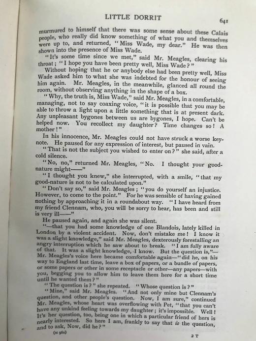 1902年 狄更斯《小多丽特》 8幅插图 漆布精装大32开 商品图13
