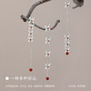 COSTAR花开财绵钱纹系列新年本命年红绳 情人节闺蜜礼物银项链耳环 商品缩略图4