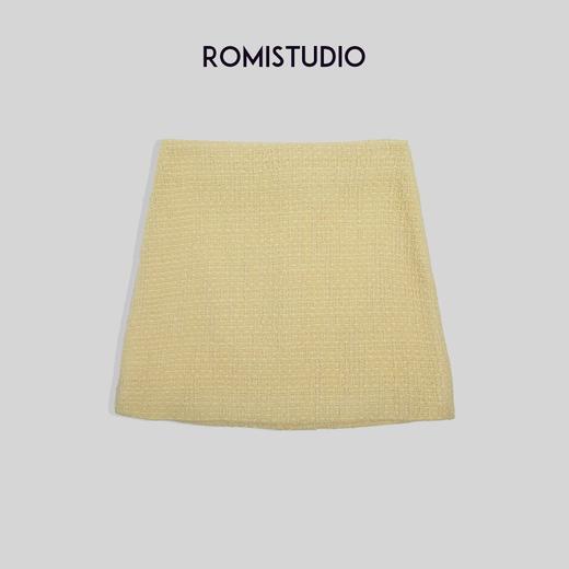 ROMI STUDIO春季新品 简约百搭 奶黄色半裙 Q3329 商品图0