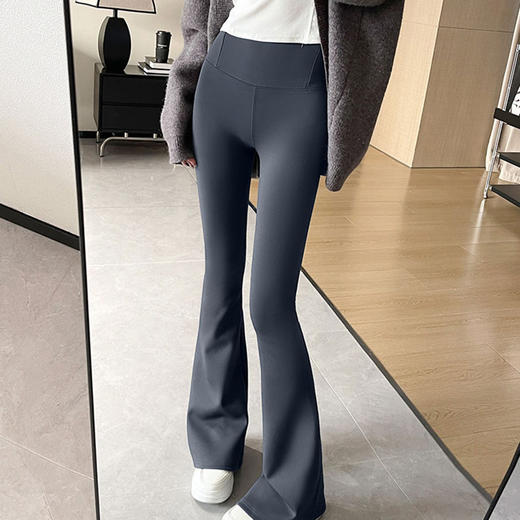 【澄鱼生活】微喇鲨鱼裤女，视觉增高 拉长腿部比例弹而不紧 跑跳蹲坐轻轻松松 商品图4