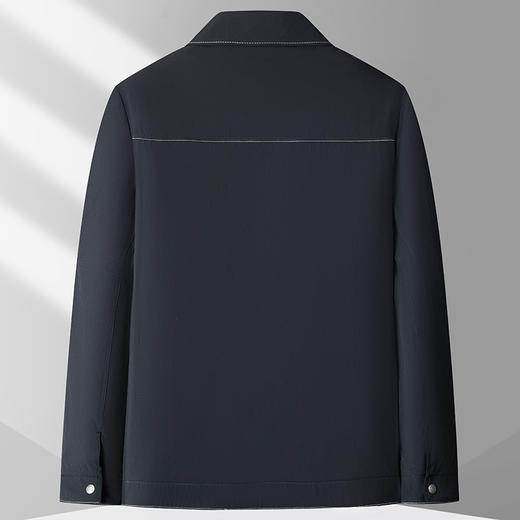 【新款DKP】大依优型大码男装翻领夹克外套加肥加大胖子休闲商务上衣大号百搭潮流 商品图6
