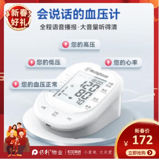 西屋（Westinghouse）臂式电子血压计_B01A 商品图0