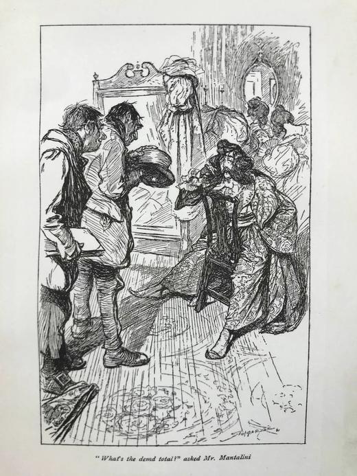 1901年 狄更斯《尼古拉斯·尼克贝》 8幅插图 漆布精装大32开 商品图9