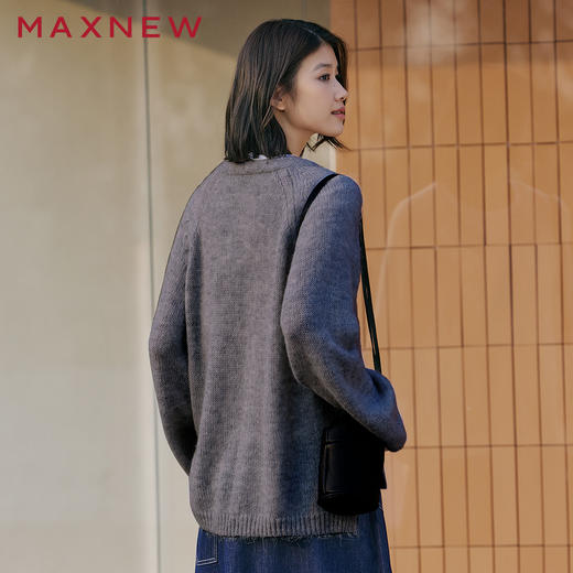 【毛衫】廓形V领毛衫 1P1222503 商品图2