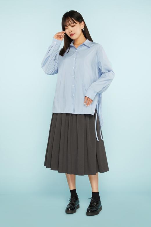 LNNNS A型碎褶收腰半裙 11393 商品图4