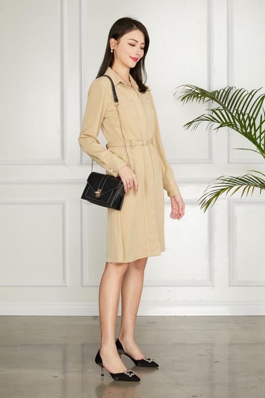 LNNNS 本布腰带收腰连衣裙 11364 商品图1