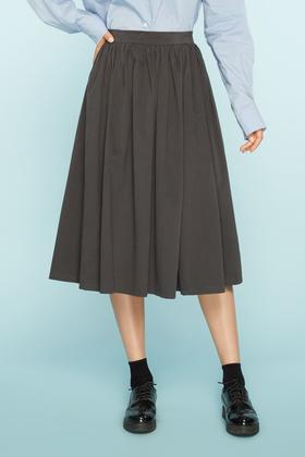 LNNNS A型碎褶收腰半裙 11393