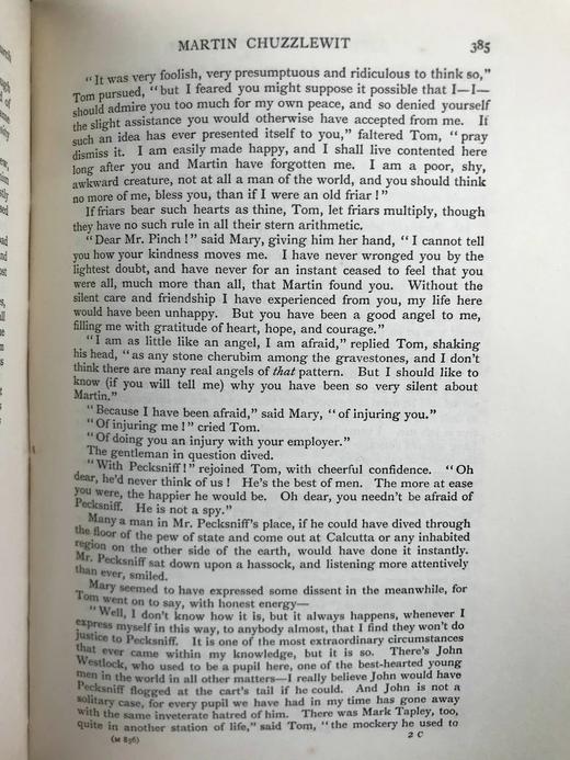 1904年 狄更斯《马丁·瞿述伟》 8幅插图 漆布精装大32开 商品图12