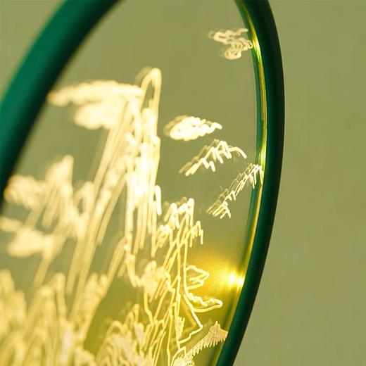 千里江山艺术团扇小夜灯 商品图4