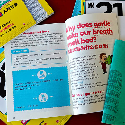 跟21世纪英文报读时文学单词（全6册） 商品图4