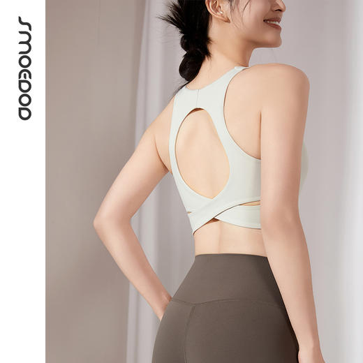 SMOEDOD/水沐伊朵固定一体杯大圆美背透气速干稳固防震高强度瑜伽运动健身50179 商品图3