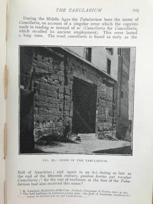 1906年 古代与现代时期的罗马市政广场 50幅插图 漆布精装36开 商品图11
