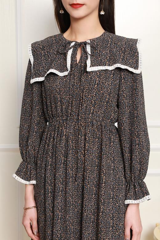 amadella 披肩领收腰碎花连衣裙 10887 商品图3