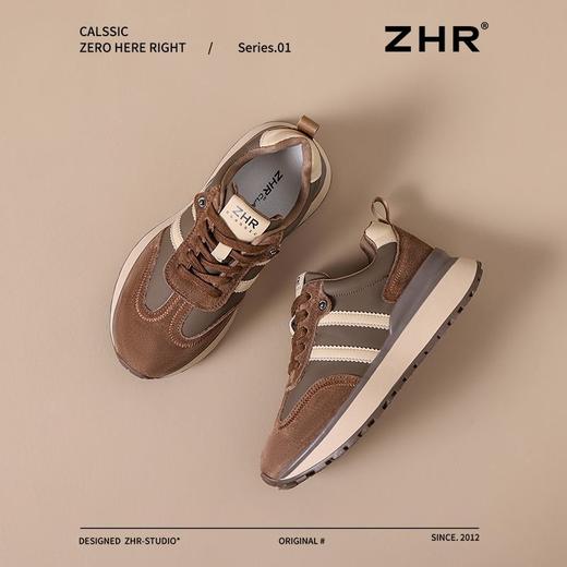 ZHR则则厚底轻便休闲鞋耐磨防滑复古女鞋秋季新款ins百搭运动鞋女 商品图8