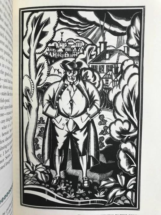 限量版！劳伦斯·斯特恩《项狄传》 约翰·奥斯丁12幅版画插图 豪华皮装18开 商品图10