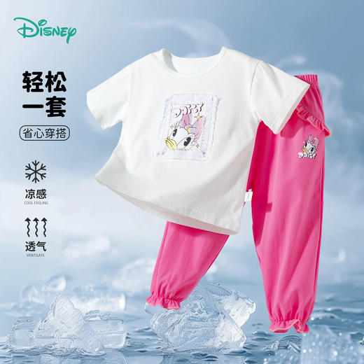 迪士尼女童夏季短袖套装ZD2ET001 商品图2