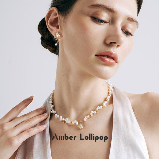 「明星同款」安铂洛利原创设计品牌异形珍珠配饰系列 轻奢 时尚多款可选 商品图1