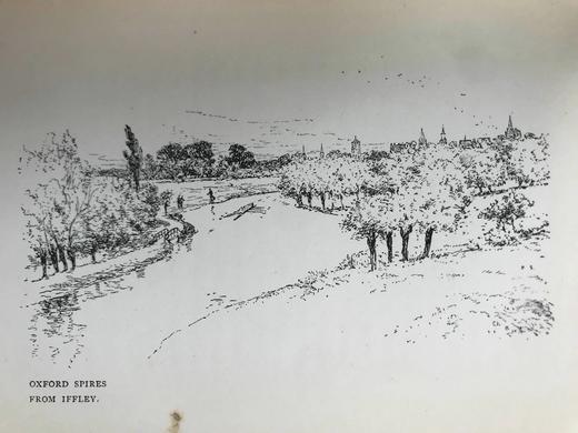 1909年 安德鲁·朗格《牛津风物志》 数十幅插图 漆布精装36开 商品图11