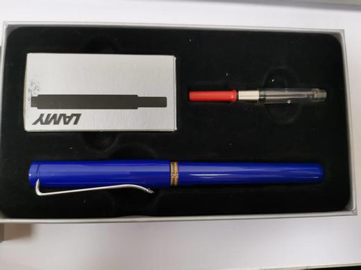 LM40116 凌美狩猎者墨水笔礼盒签字笔进口钢笔学生文具礼物亮蓝 商品图2