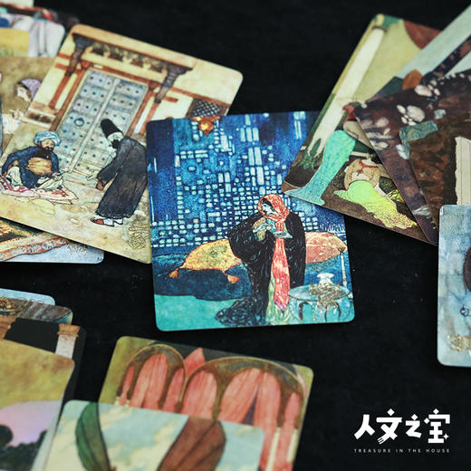 【人文之宝】一千零一夜系列 · 插画彩闪卡（83张/盒） 商品图5