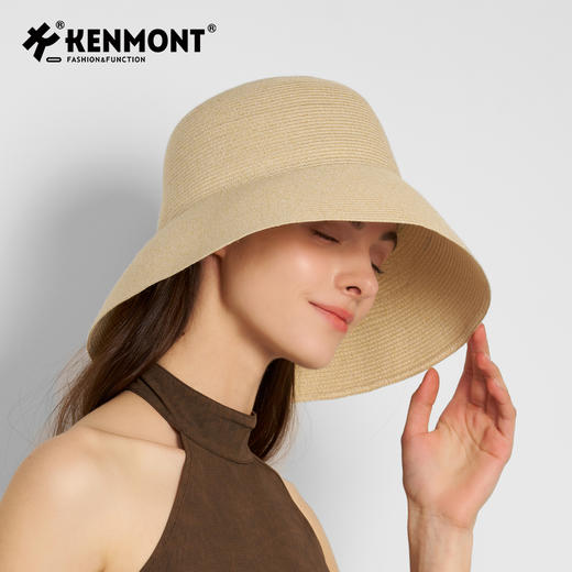 卡蒙赫本风海边度假可折叠太阳帽KM-6200 商品图6