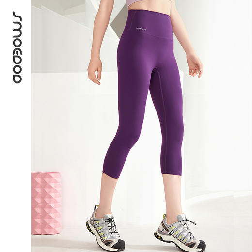 SMOEDOD/水沐伊朵高弹七分瑜伽裤后腰口袋莱卡耐磨舒适透气修身显瘦6626 商品图2