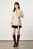 ESTELLICA 收腰绑带杏色西装外套 11132 商品缩略图4