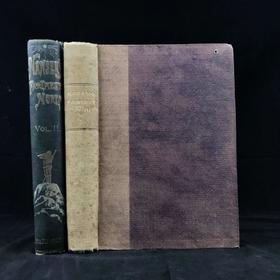 1898年 弗里乔夫·南森《极北之旅》（全2卷） 约百幅插图 漆布精装18开