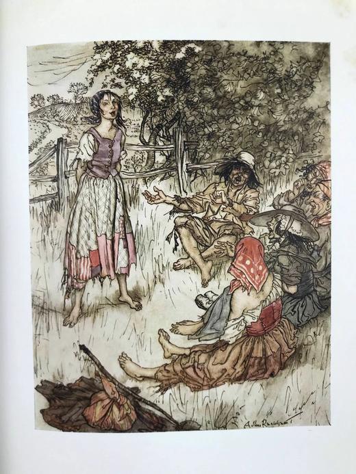 鬼才拉克姆签名限量版！1931年 沃尔顿《钓客清话》 12幅彩色与大量黑白文间插图 全犊皮（vellum）精装16开 商品图14