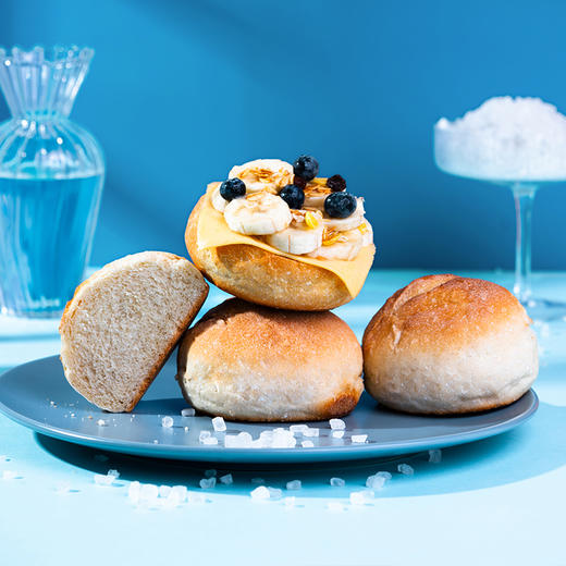 【代发】吾双面包汉堡胚餐包早餐 黑麦谷物/魔法海盐 冷冻品发货后不接受拦截 商品图4