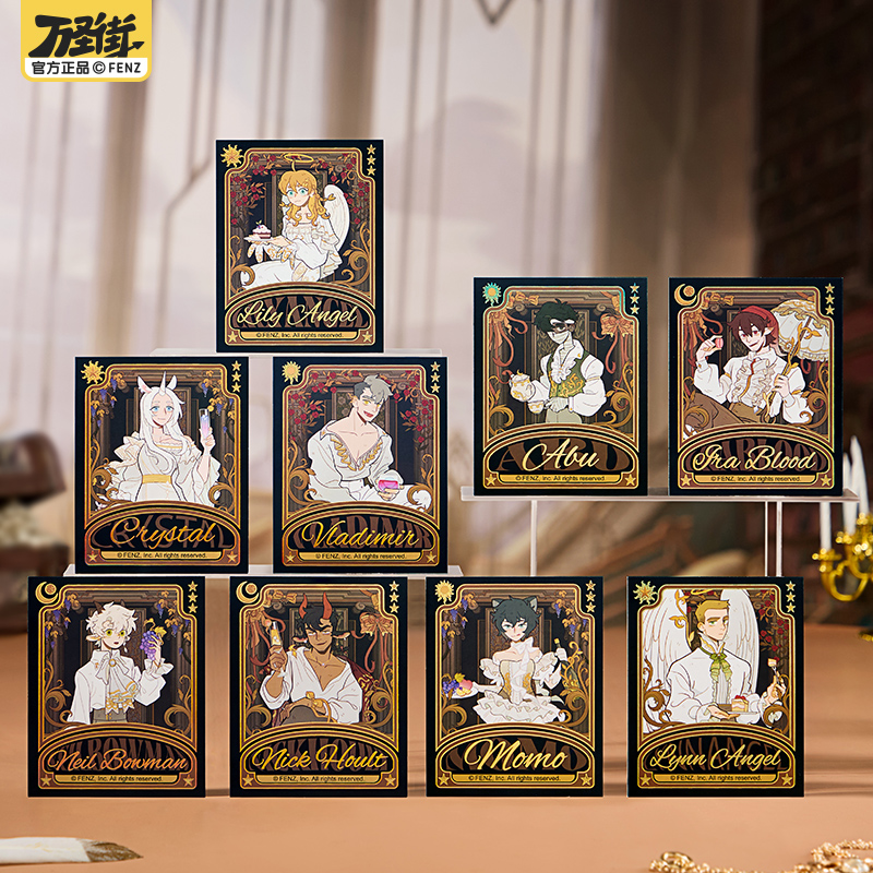 《非人哉官方店》万圣街万圣秘境伪拍立得盲盒动漫周边原创镭射星幻膜